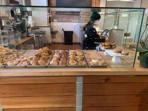 Vegan pastries  at Le Petit Monstre in Brooklyn