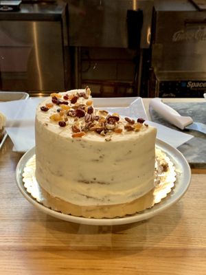 Carrot cake  at Le Petit Monstre in Brooklyn