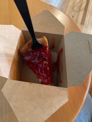 Cheese cake  at Le Petit Monstre in Brooklyn