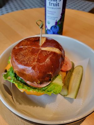 Impossible Burger 🍔 at Le Petit Monstre in Brooklyn