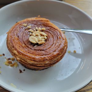 Peanut butter cronut at Le Petit Monstre in Brooklyn