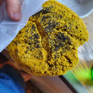 Lemon poppy seed cookie at Le Petit Monstre in Brooklyn