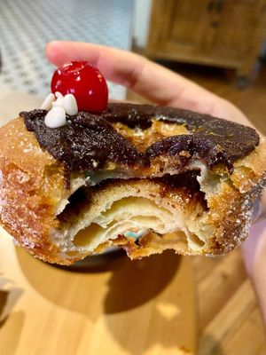 Nutella cronut at Le Petit Monstre in Brooklyn