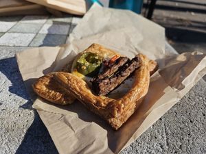 Tempeh danish at Le Petit Monstre in Brooklyn