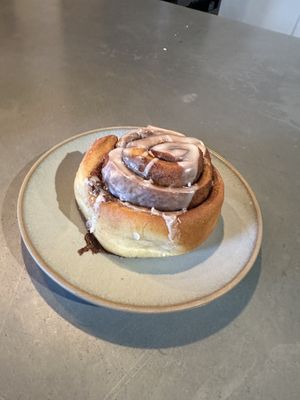 Vegan cinnamon rollls  at Le Petit Monstre in Brooklyn