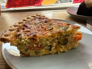 Quiche  at Le Petit Monstre in Brooklyn
