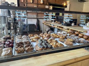 All the sweet pastries!   at Le Petit Monstre in Brooklyn