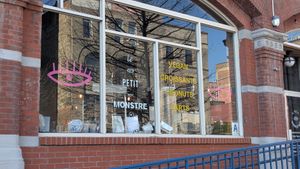 Vegan croissants -- need I say more? at Le Petit Monstre in Brooklyn