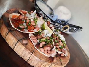 Tacos  at Tapatia Vegan Tacos in Tulum