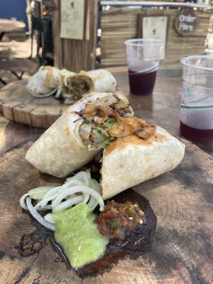   at Tapatia Vegan Tacos in Tulum