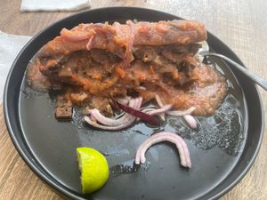 Torta Ahogada at Tapatia Vegan Tacos in Tulum