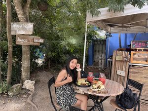  at Tapatia Vegan Tacos in Tulum