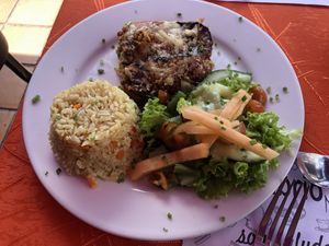 Vegan lasaña  at Fractales in Bogota