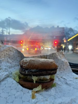 Vegan impossible burger  at 4296 in Canmore