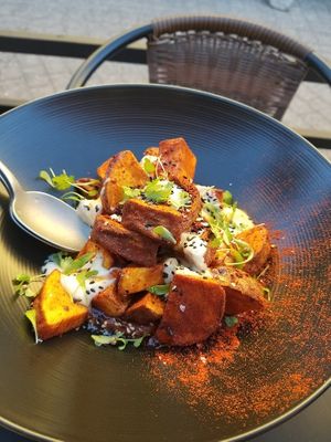Patatas Bravas at 4296 in Canmore