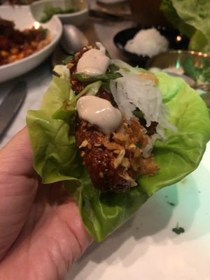 KFC SSÄM (assembled) (that garlic sauce hits all the right spots) at 4296 in Canmore