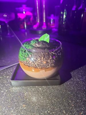 Vegan dessert at 4296 in Canmore