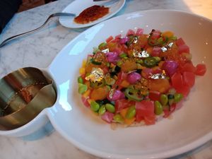 Poke bowl at 4296 in Canmore