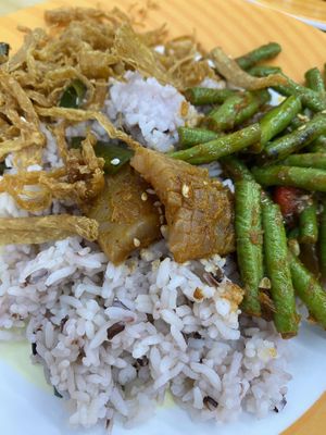 rice with stuff  at Ming Kwan - Suthep in Chiang Mai