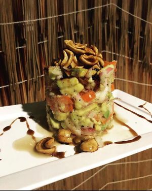 Vegan guacamole. at Espaço Kumaras in Garopaba