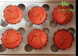 Gluten free, Sugar-free, Vegan, Red Velvet Cup Cakes at Sentient Steps in Navi Mumbai