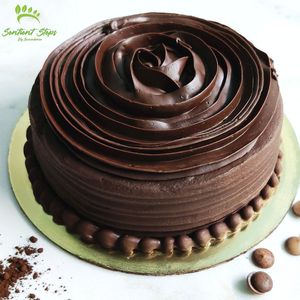 Vegan Sugar free Belgian Truffle Cake -Customized at Sentient Steps in Navi Mumbai
