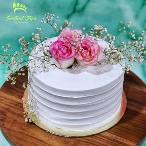 Vegan Red Velvet Cream Cake -Customized at Sentient Steps in Navi Mumbai