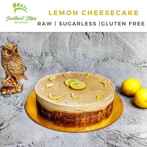 WFPB Lemon Cheesecake at Sentient Steps in Navi Mumbai