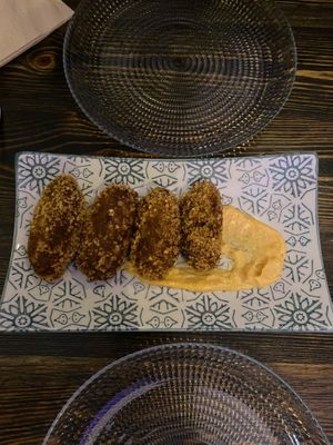 Croquettes yummy at La Greta in Valencia