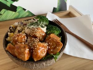 Sunrise bowl  at ByTOFU in Seoul