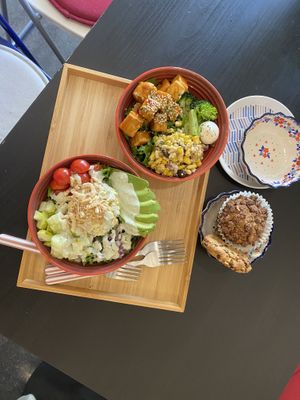 Salads at ByTOFU in Seoul