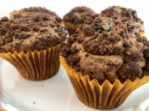 Blueberry muffins  at ByTOFU in Seoul