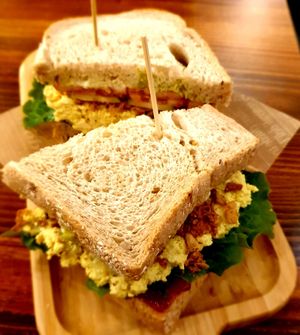 eggless sandwich (tofu) at ByTOFU in Seoul