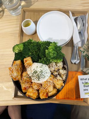 Sunrise bowl   at ByTOFU in Seoul