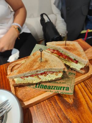 The BOMB eggless sandwich at ByTOFU in Seoul