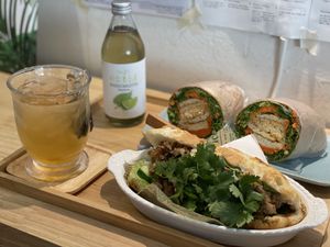 Tofu burrito & Bánh mì  at ByTOFU in Seoul