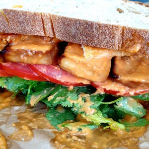 thick and saucy..  grad a bib!! 😆 at ByTOFU in Seoul