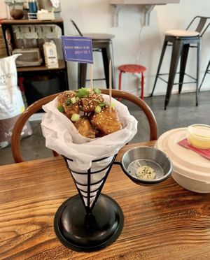 KFC cauliflower chicken (might be discontinued)  at ByTOFU in Seoul