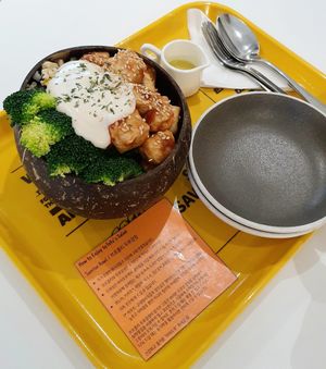 tofu bowl at ByTOFU in Seoul