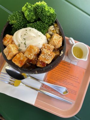 Sunrise bowl  at ByTOFU in Seoul