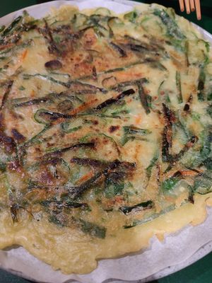 Food at the special event, a vegan pojangmacha at ByTOFU in Seoul