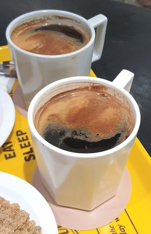 hot americano #Veganuary at ByTOFU in Seoul