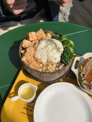 Sunrise bowl  at ByTOFU in Seoul