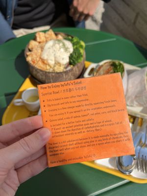 Salad note 📝   at ByTOFU in Seoul