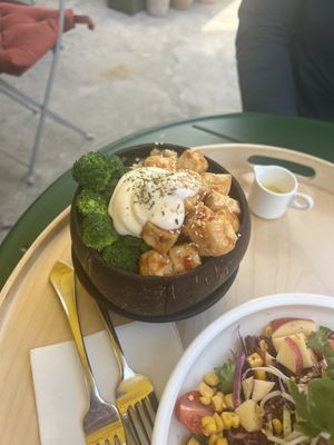 Sunrise bowl  at ByTOFU in Seoul