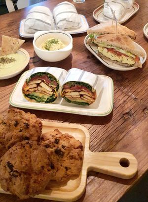 wraps, sandwiches, cookies and more at ByTOFU in Seoul