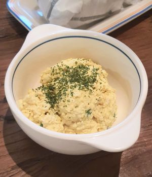eggless egg salad at ByTOFU in Seoul