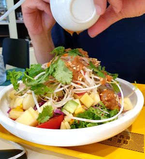 Thai salad at ByTOFU in Seoul