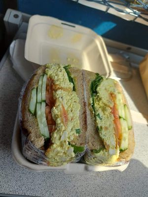 Different day but same excellent sandwich at ByTOFU in Seoul