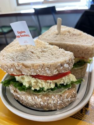 Eggless egg sandwich   at ByTOFU in Seoul
